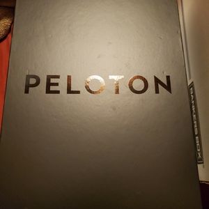 Peloton water bottle and backpack